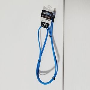 COPY - NEW CELLTRONIX Titanium Xtra Long Cable USB Type C 8Ft (Blue)